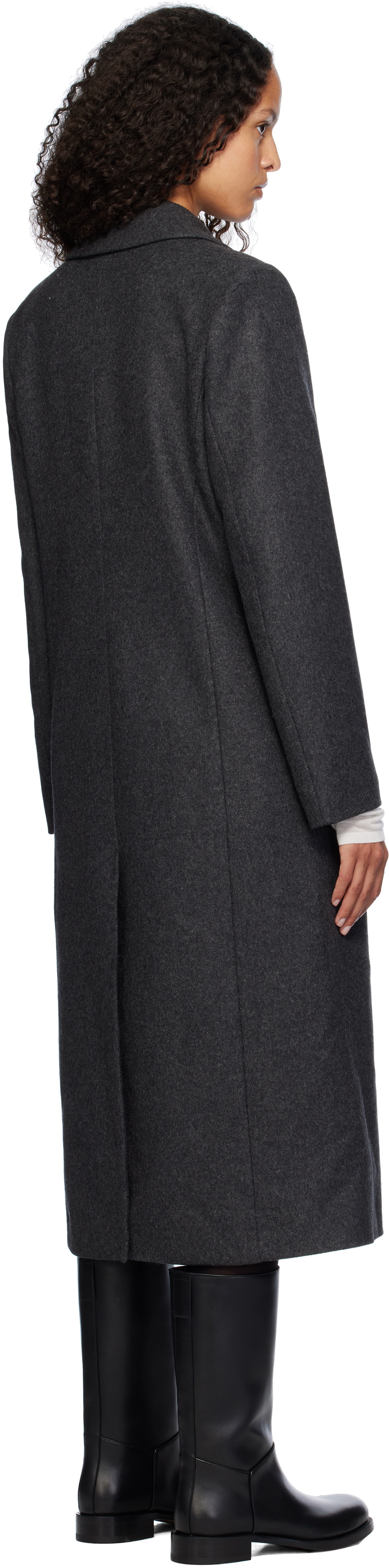 The Garment Gray Manhattan Fitted Coat