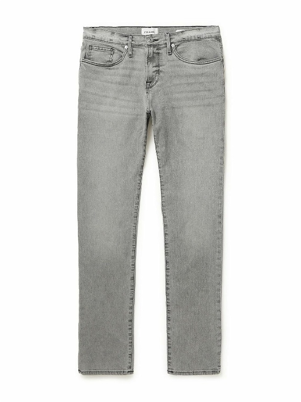 Photo: FRAME - L'Homme Skinny-Fit Jeans - Gray