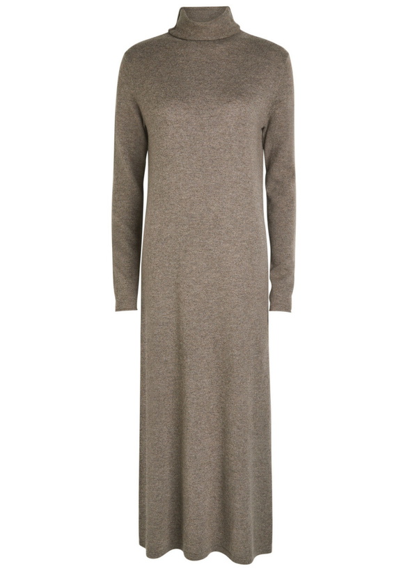 Photo: Lisa Yang Ailina Cashmere Midi Dress Brown