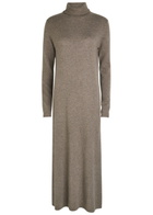 Lisa Yang Ailina Cashmere Midi Dress Brown