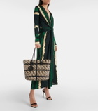 Altuzarra Watermill raffia tote bag