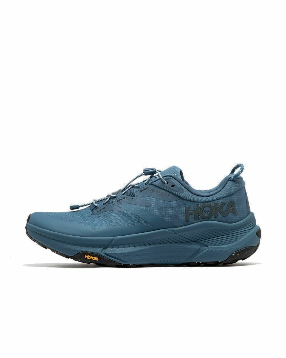 Photo: Hoka One One Transport Gtx Blue - Mens - Lowtop