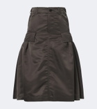 Sacai Twill midi skirt