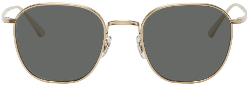 The Row Gold Oliver Peoples Edition Board Meeting Sunglasses The Row