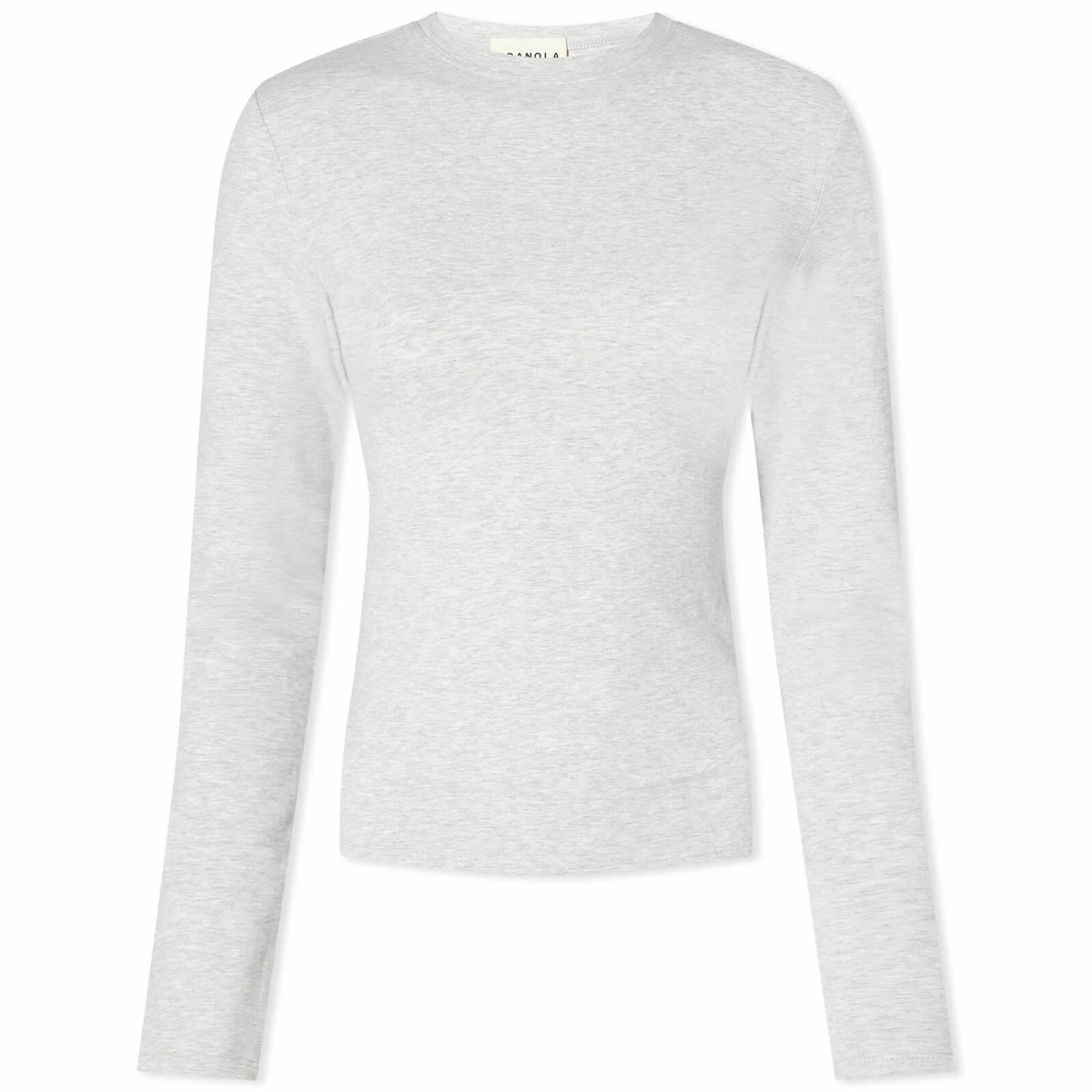 Adanola Women's Long Sleeve Top in Grey Melange Adanola