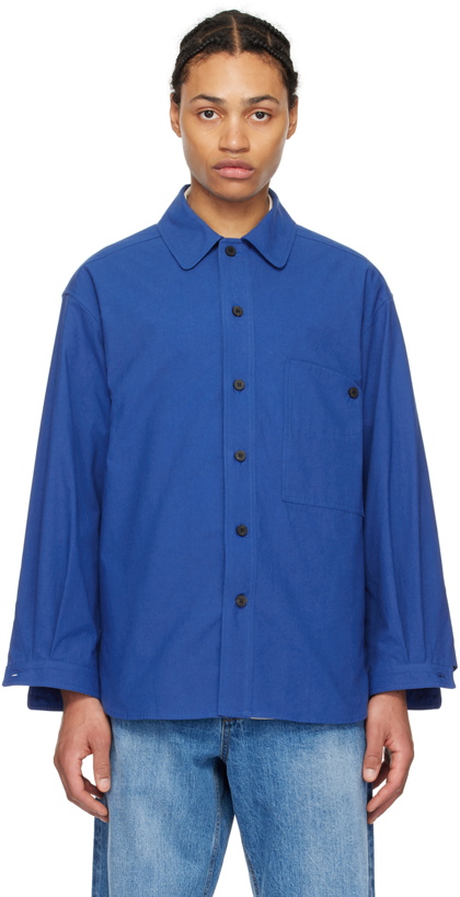 Photo: DOCUMENT Blue Button Shirt