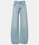 Frame Bow barrel-leg jeans