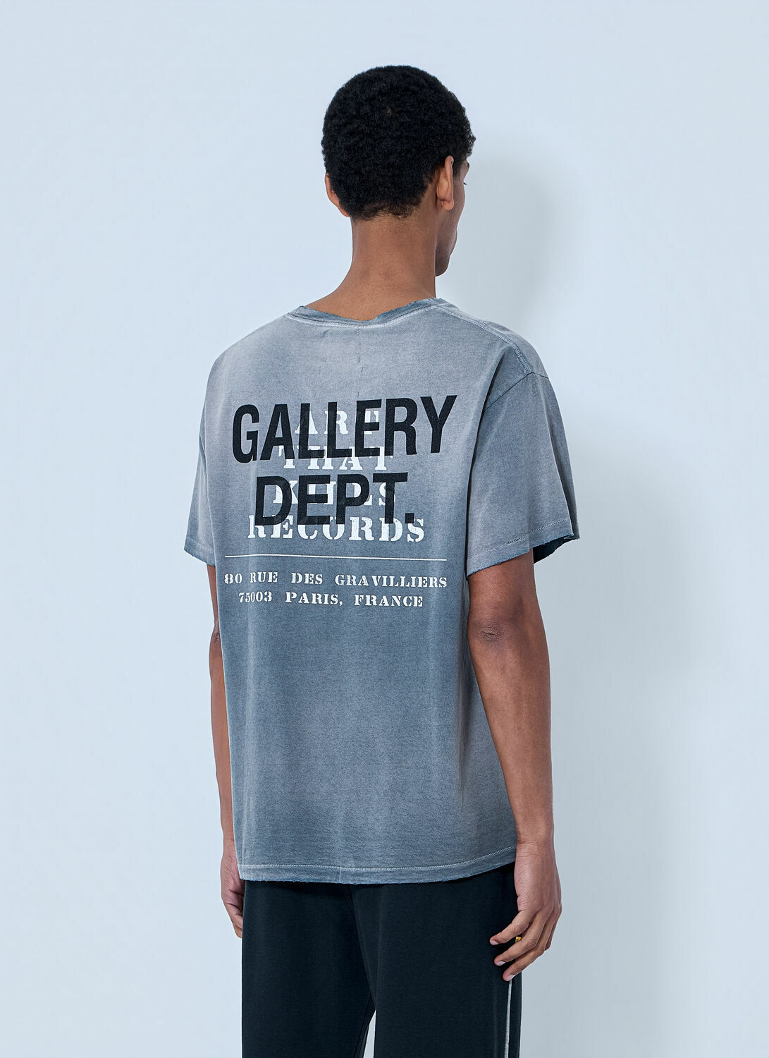 Gallery Dept. Crewneck Distressed T-Shirt