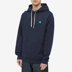 Wood Wood Men's Ian Popover Hoody in Navy