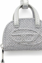 Diesel 1DR Dome - Charm in Lurex fabric - Charms and Keyrings Womens in Silver