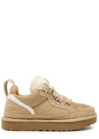 Ugg Lowmel Panelled Suede Sneakers Beige
