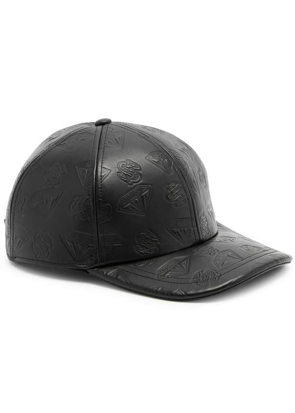 Photo: Moncler Genius X Billionaire Boys Club Leather cap - Black