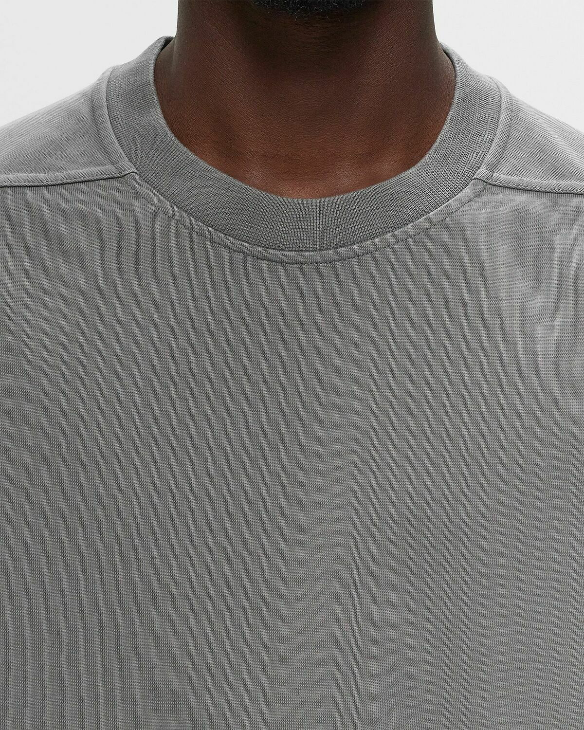 RICK OWENS DRKSHDW / スウェット/S/コットン/グレー/無地/DU6270/CREWNECK SWEAT Rick Owens Drkshdw Knit T Shirt Crewneck Sweat Grey Sweatshirts