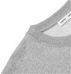 CMMN SWDN - Tron Mélange Fleece-Back Cotton-Jersey Sweatshirt - Gray