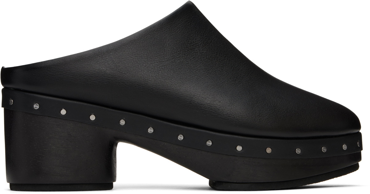 Lauren Manoogian Black Studio Clogs