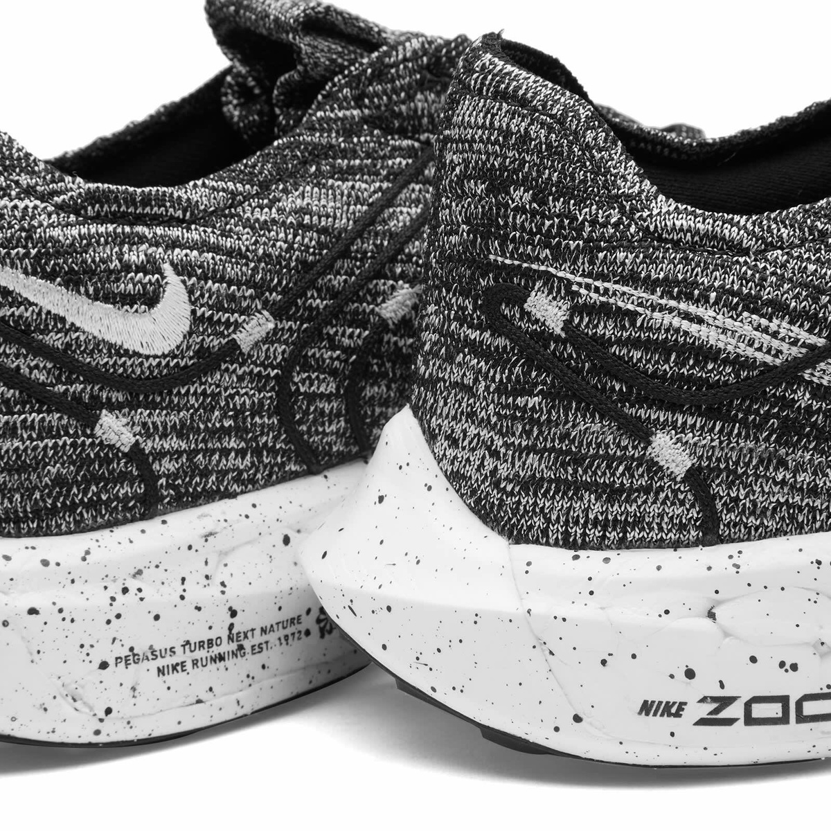 Nike Running Women's Nike Pegasus Turbo Next Nature Sneakers in Black/White