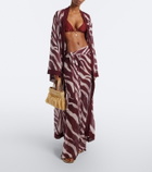 Bananhot Bowie zebra-pants wide-leg pants