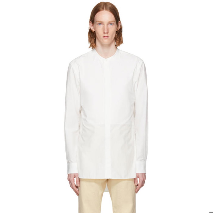 Photo: Lemaire White Band Collar Shirt