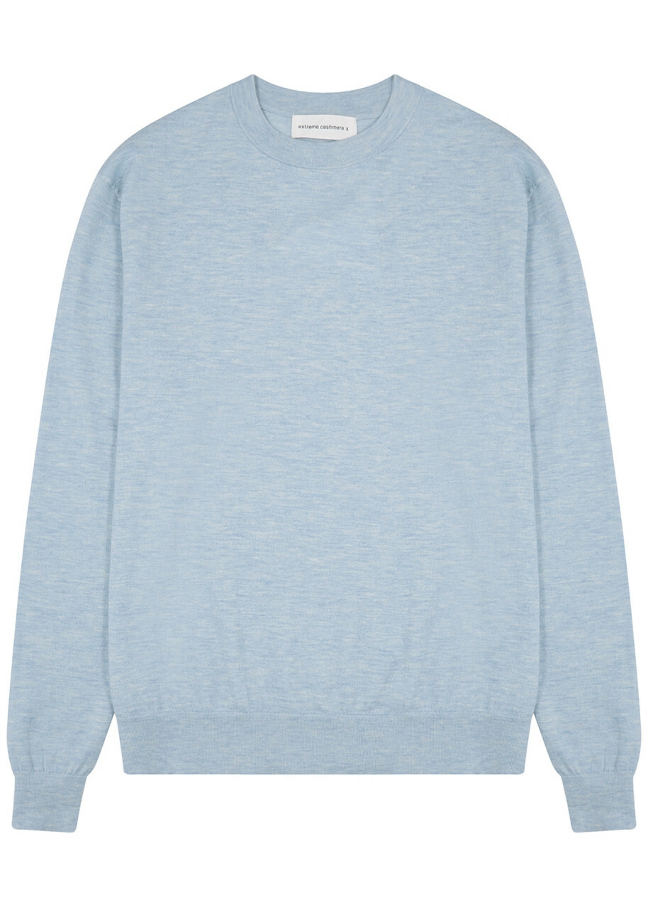 Extreme Cashmere N°233 Class Cashmere-blend Jumper - Blue - One Size