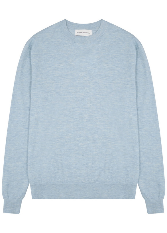 Photo: Extreme Cashmere N°233 Class Cashmere-blend Jumper - Blue - One Size