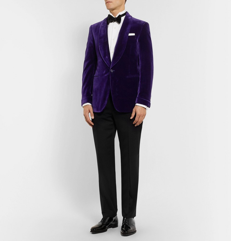 Ralph Lauren Purple Label Gregory Velvet Jacket in Black for Men
