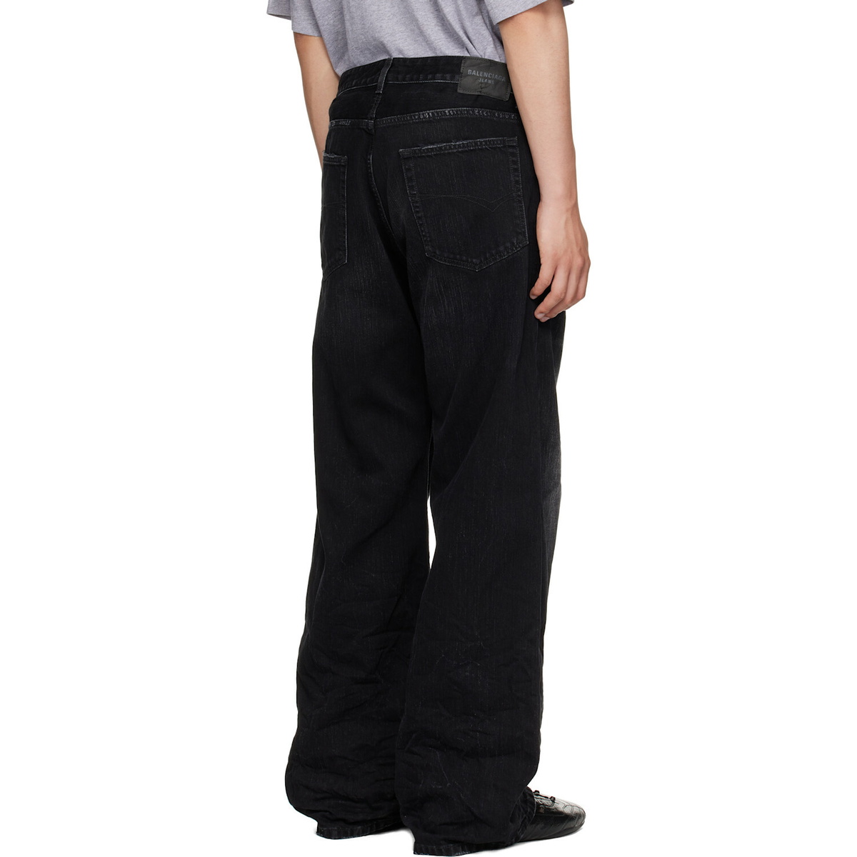 Balenciaga Black Relaxed Fit Jeans