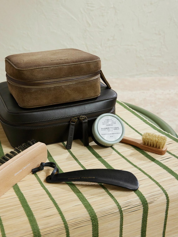 Photo: Officine Creative - Mini Shoe Care Set with Suede Case