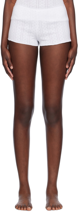 Photo: Cou Cou White 'The Teeny Tiny' Shorts