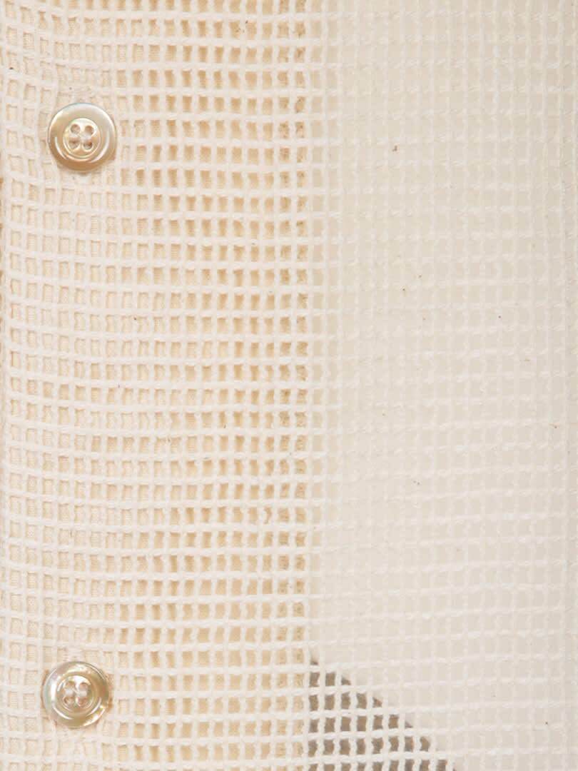 Séfr Noam Beige Textured Shirt