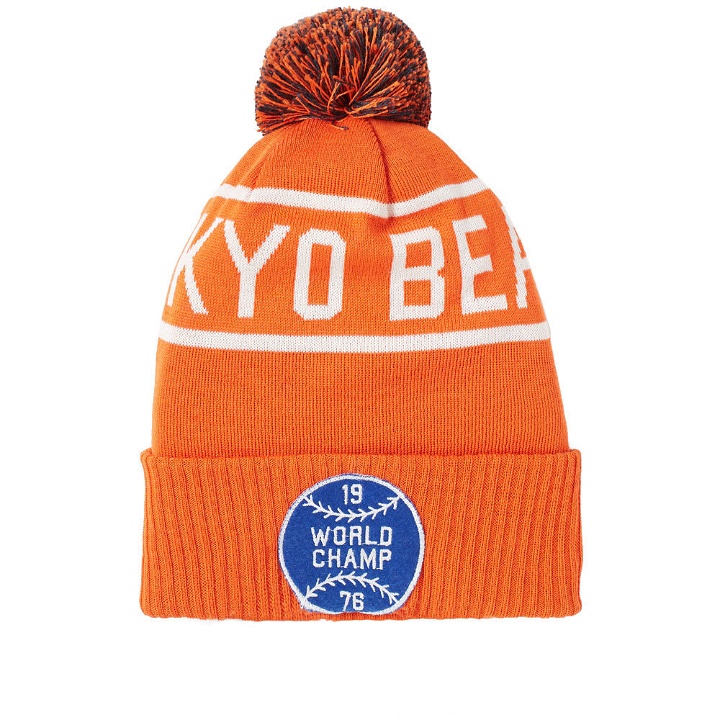 Photo: Champion x Beams Bobble Beanie Hat