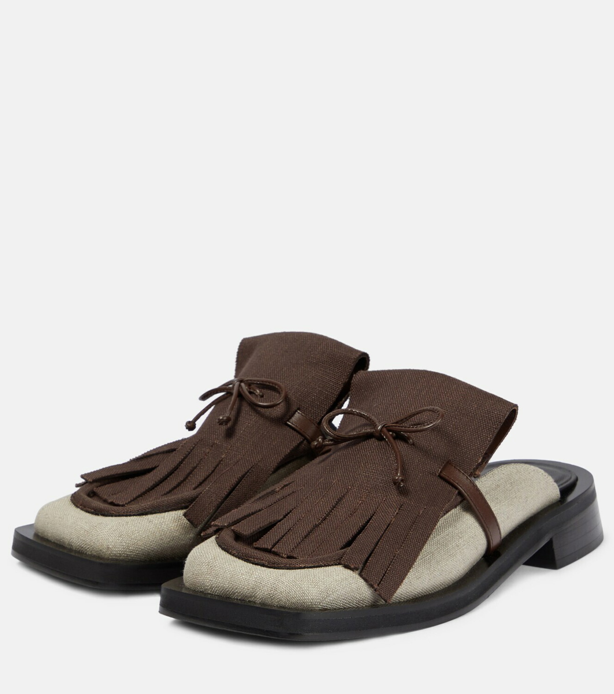 Gia Borghini - GIA/RHW Rosie 40 linen slippers