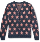 Needles - Star-Intarsia Mohair-Blend Cardigan - Blue