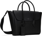 Ferragamo Black East-West Briefcase