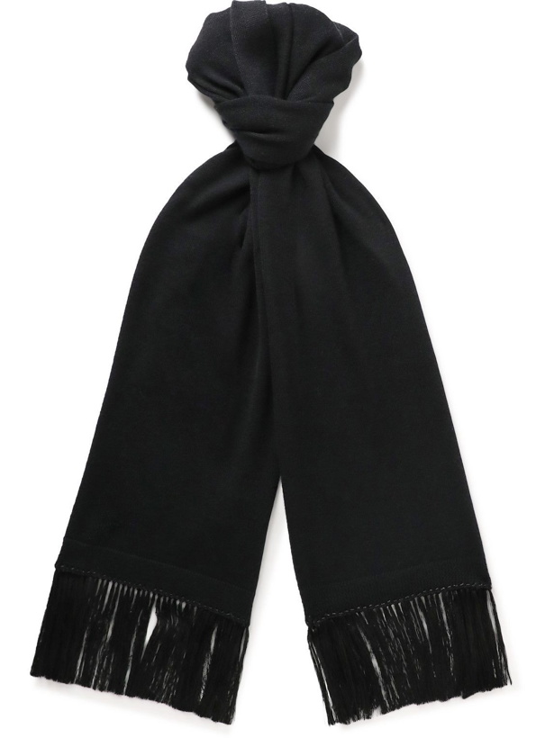 Photo: TOM FORD - Fringed Cashmere-Blend Scarf