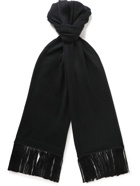 TOM FORD - Fringed Cashmere-Blend Scarf