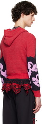 Chopova Lowena Red Wink Cardigan