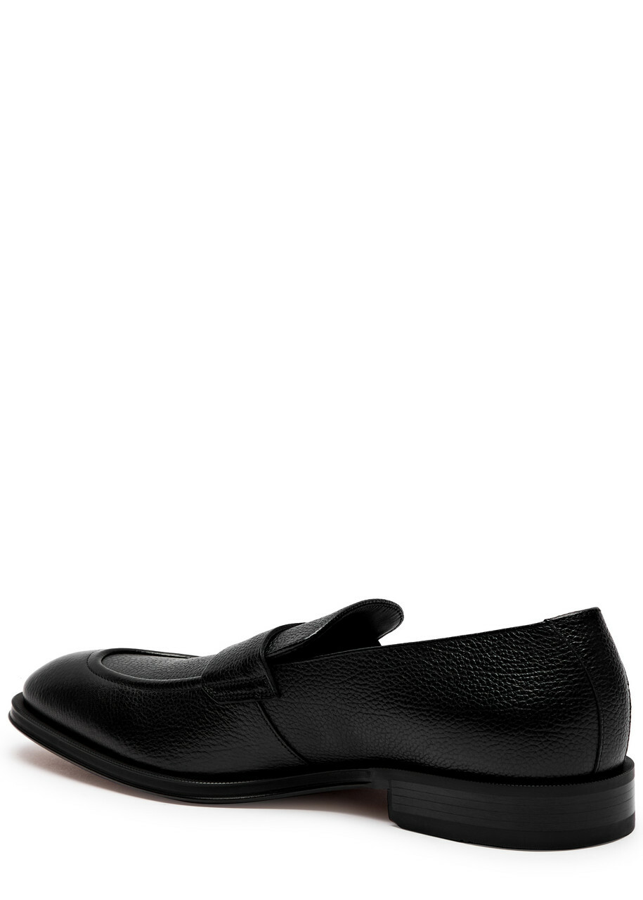 Boss Derrek Grained Leather Loafers in Black UK7.5/US8.5 BOSS Derreck Penny Loafer (Men) | Nordstrom main image 4