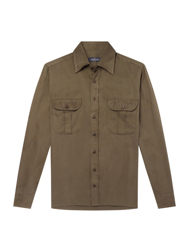 Photo: J. Mueser - TENCEL™ Lyocell-Twill Shirt - Green