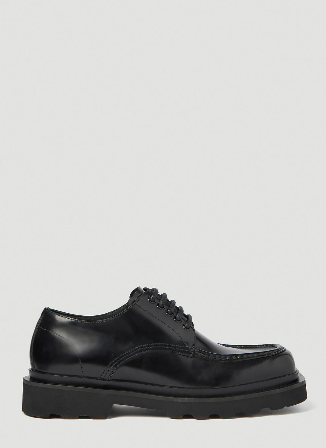 Dolce & Gabbana Brushed Leather Derby Shoes