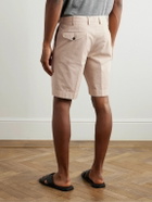 Incotex - Venezia 1951 Slim-Fit Straight-Leg Cotton-Blend Bermuda Shorts - Neutrals
