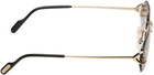 Cartier Gold Classic 'C de Cartier' Motif Sunglasses