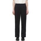 Needles Black Side Line Trousers