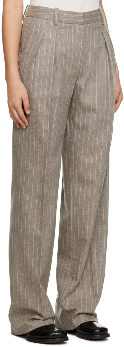Loulou Studio Gray Amoya Trousers Loulou Studio
