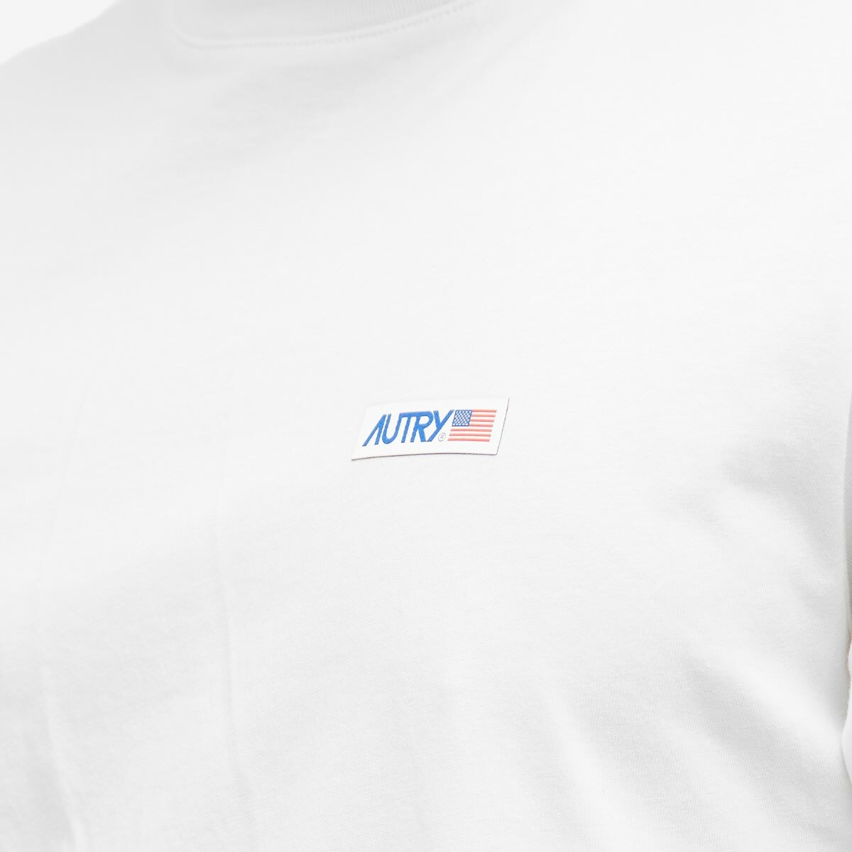 Autry Men's Flag Logo T-Shirt in White