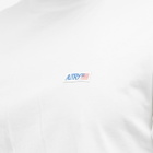 Autry Men's Flag Logo T-Shirt in White