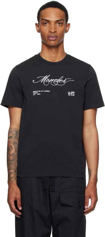 Photo: Moncler Black Archivio Creativo T-shirt