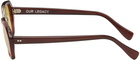 Our Legacy Brown Earth Sunglasses