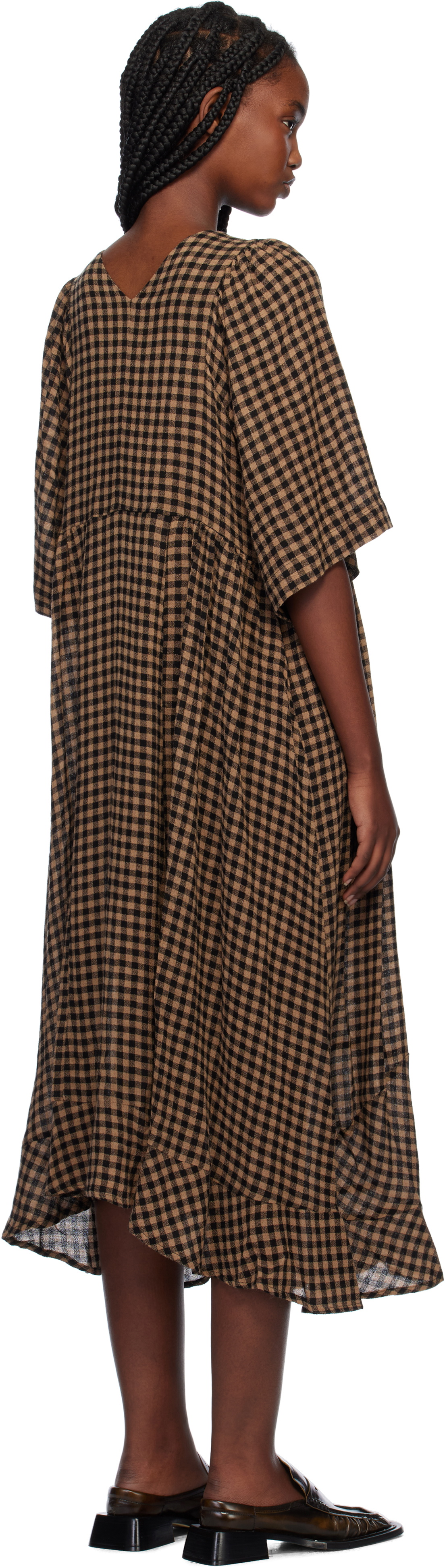 Henrik Vibskov Brown & Black Pump Midi Dress