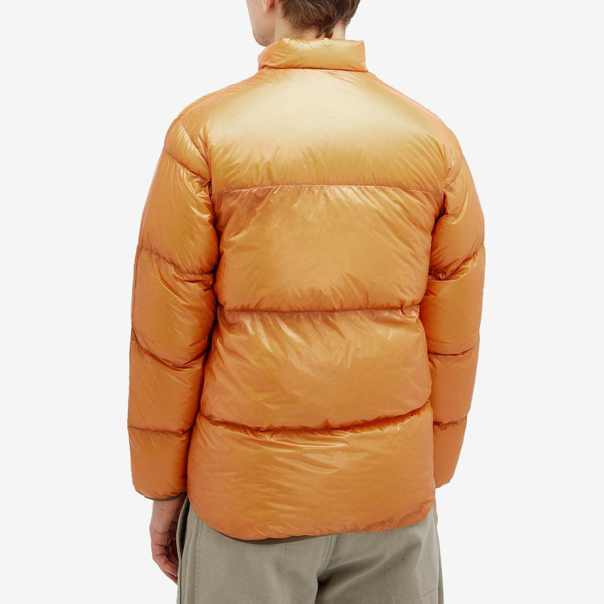 Nanga Men's Mountain Lodge Down Jacket in Orange Nanga Nanga Men's Mountain Lodge Down Jacket in Orange Nanga