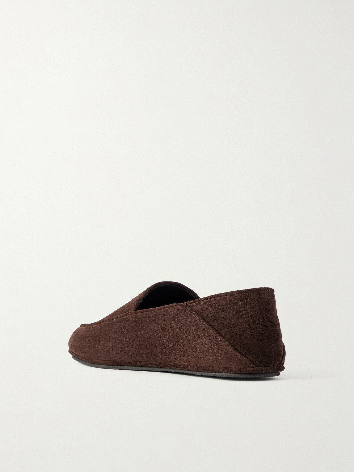 John Lobb - Kingston II Collapsible-Heel Suede Loafers - Brown